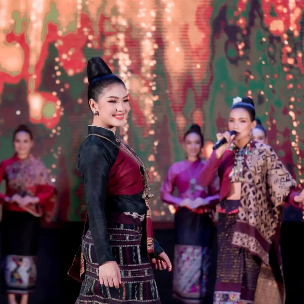 Chitphavan at the Miss Lao Silk 2025