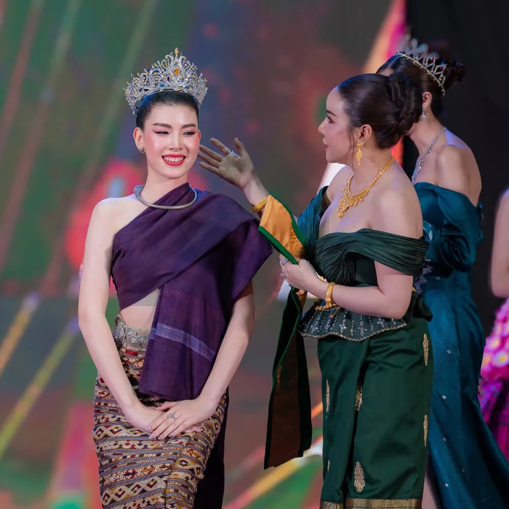 Chitphavan at the Miss Lao Silk 2025