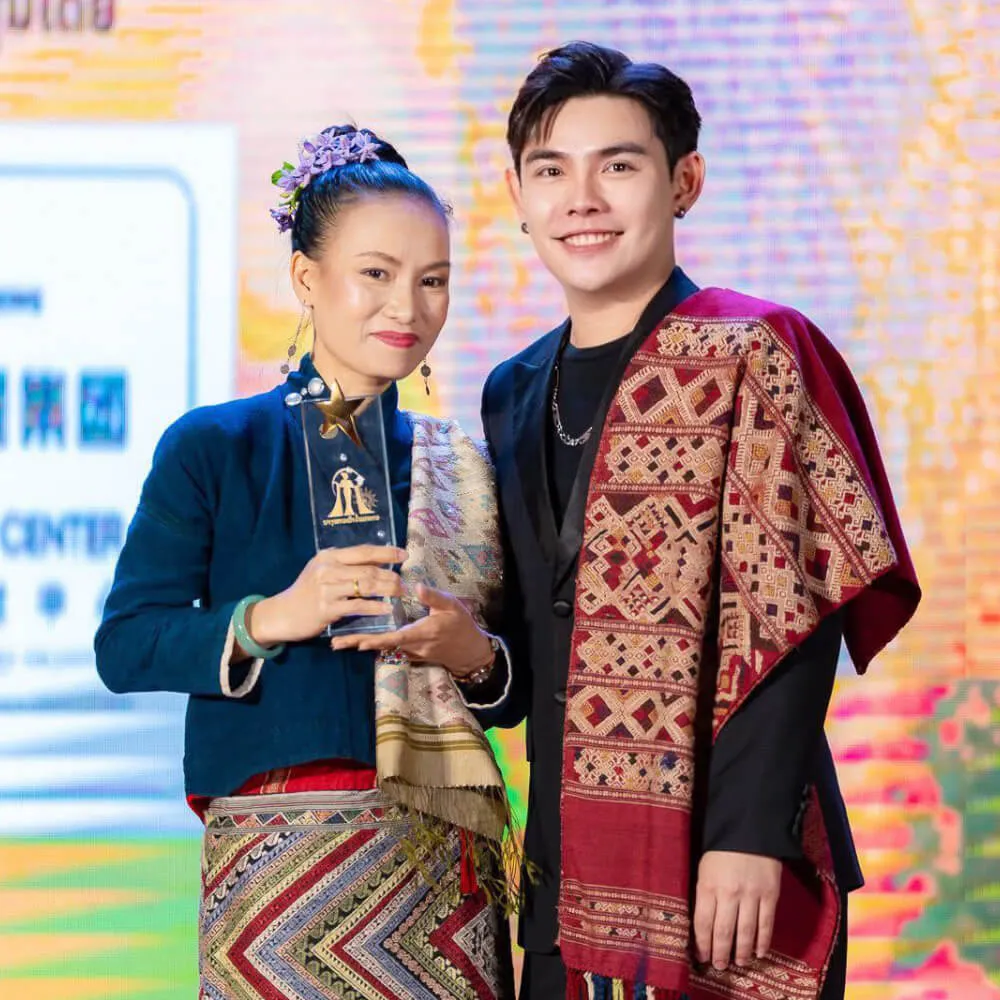 Chitphavan at the Miss Lao Silk 2025