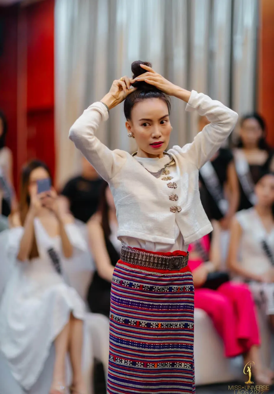 Chitphavan at the Miss Universe Laos 2022