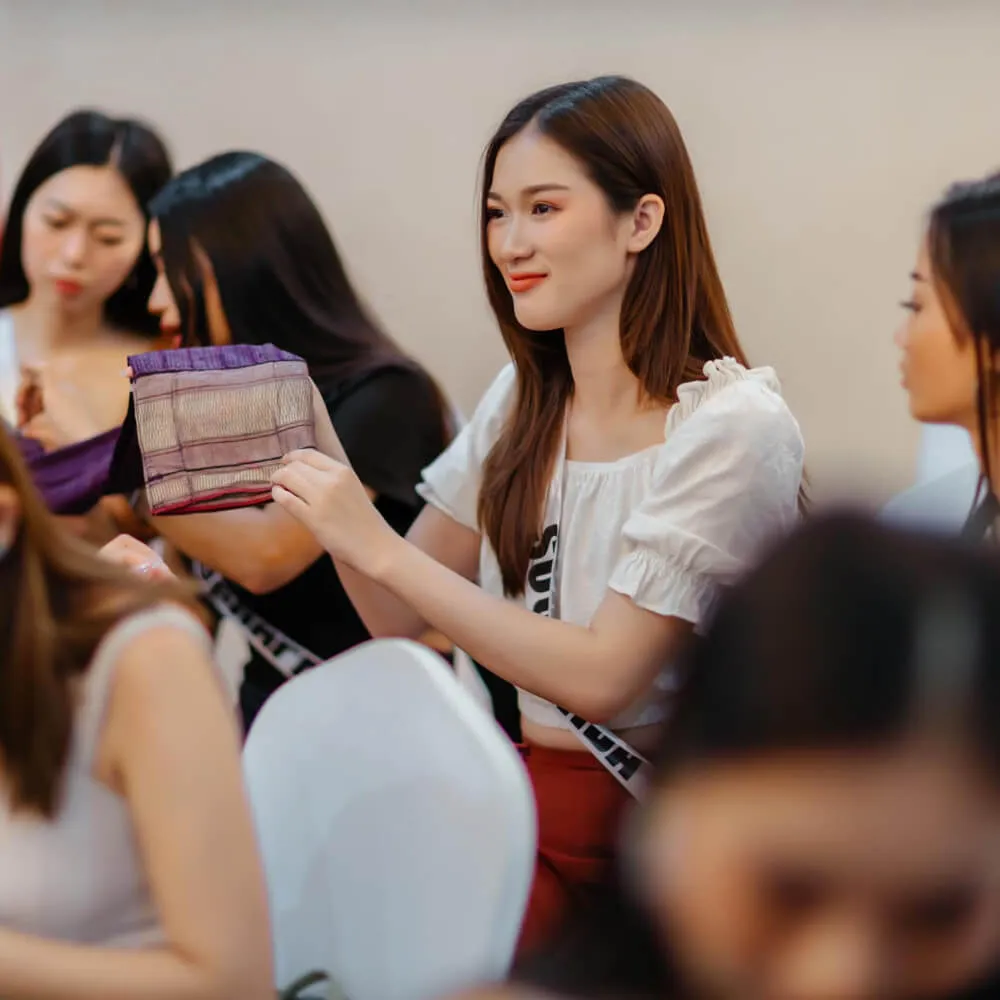 Chitphavan at the Miss Universe Laos 2022