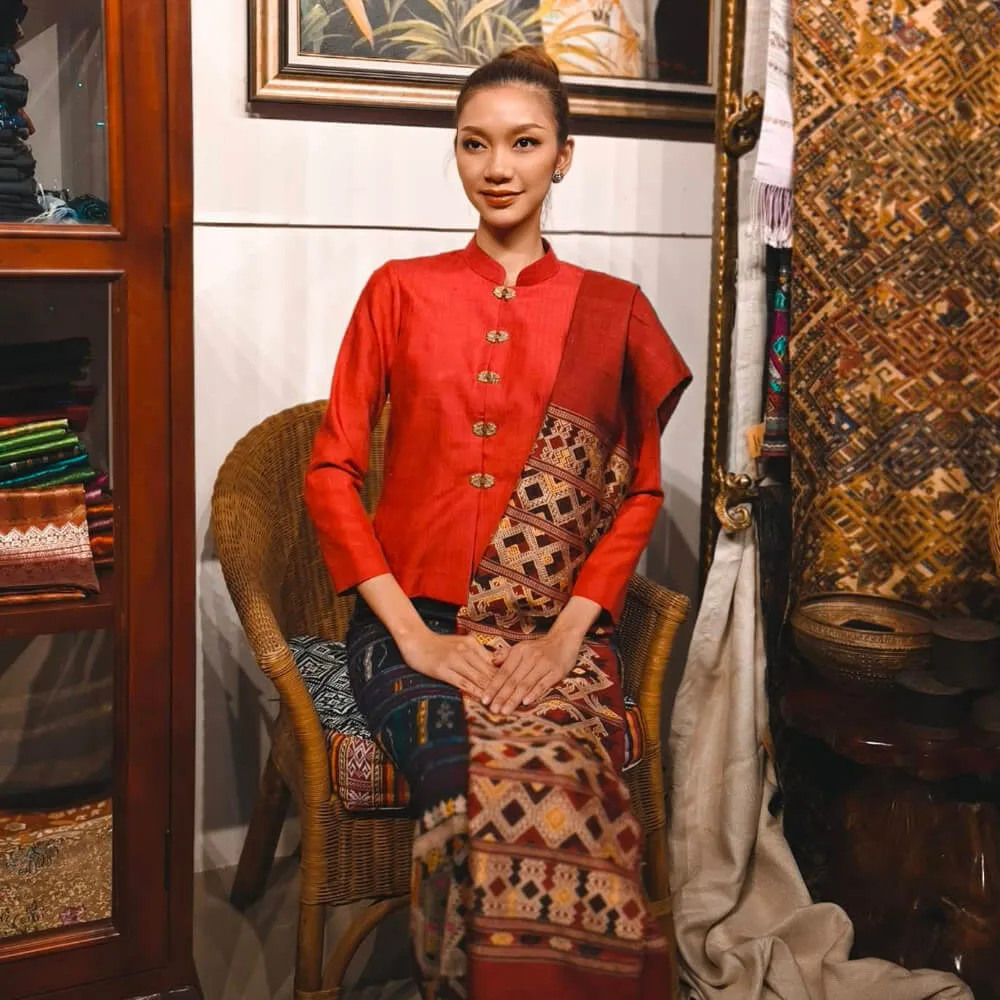 Chitphavan at the Miss Universe Laos 2024