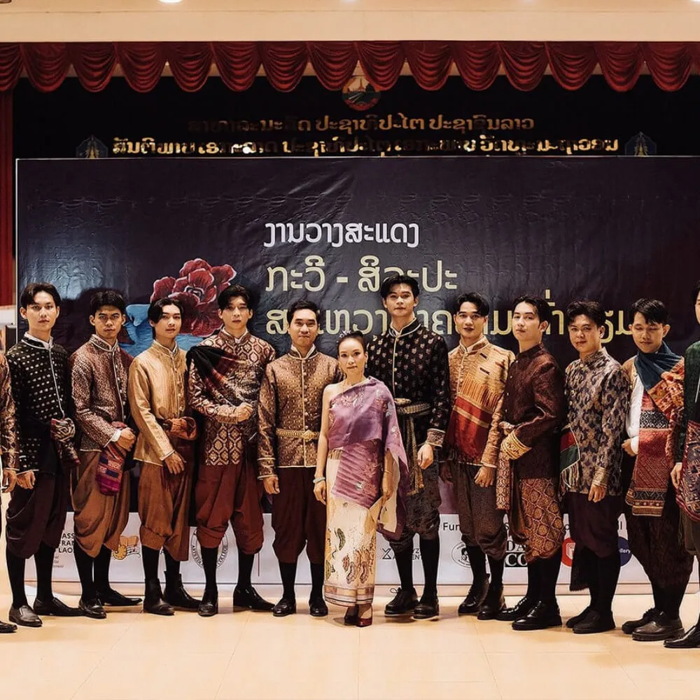 Chitphavan at the Arts Exhibition Poetry and Arts for Gender Equality 