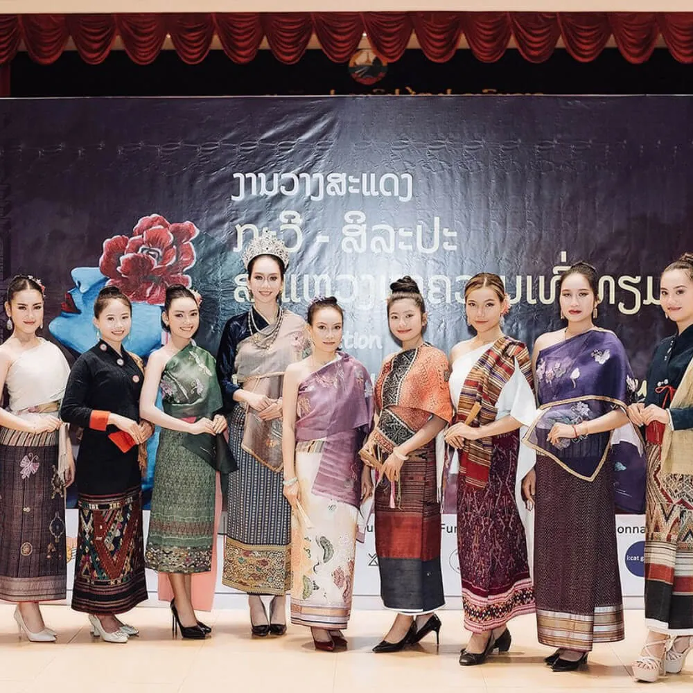 Chitphavan at the Arts Exhibition Poetry and Arts for Gender Equality 