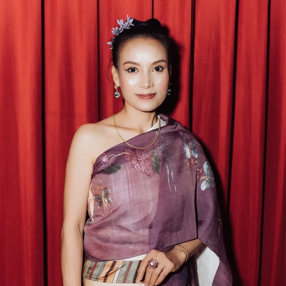 Chitphavan at the Arts Exhibition Poetry and Arts for Gender Equality 