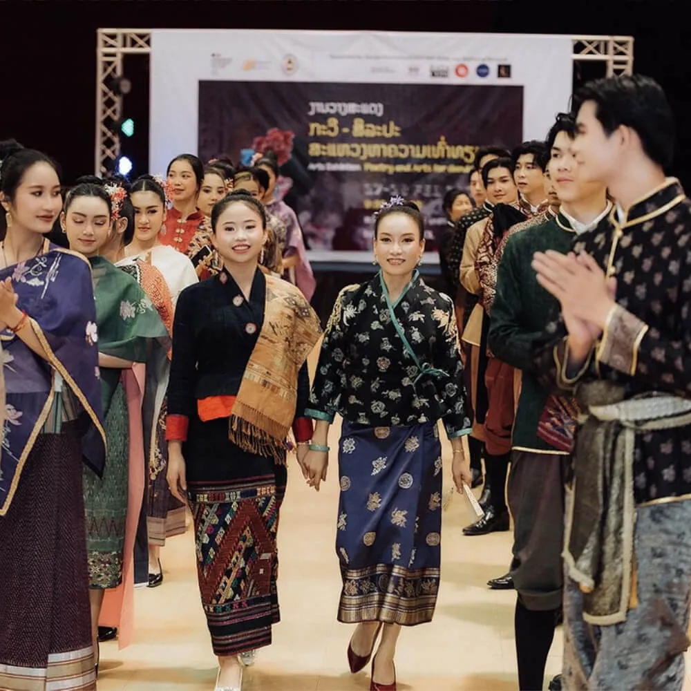 Chitphavan at the Arts Exhibition Poetry and Arts for Gender Equality 